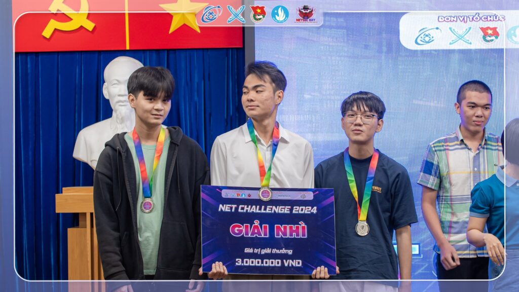 Đội thi xóm bé lan và Team T đạt giải ba tại NET Challenge 2024