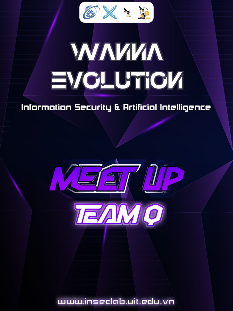 TeamQ MeetUp là cơ hội để bạn lắng nghe chia sẻ từ các thành viên TeamQ – những người đã gặt hái thành công trong học tập, nghiên cứu và tham gia các cuộc thi uy tín về An toàn Thông tin nói riêng và Công nghệ Thông tin nói chung.