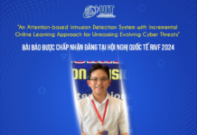 Chúc mừng sinh viên Lê Bá Trực có bài báo khoa học được chấp nhận đại tại Hội nghị quốc tế Công nghệ Truyền thông và Điện toán 2024 (Research, Innovation and Vision for the Future, viết tắt là RIVF).