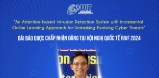 Chúc mừng sinh viên Lê Bá Trực có bài báo khoa học được chấp nhận đại tại Hội nghị quốc tế Công nghệ Truyền thông và Điện toán 2024 (Research, Innovation and Vision for the Future, viết tắt là RIVF).