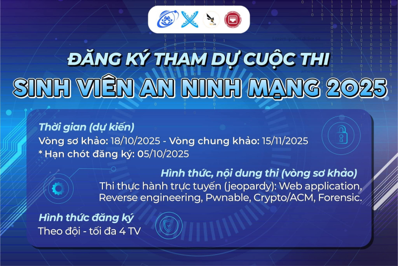 Cuộc thi Sinh viên An ninh Mạng 2025 1 image 1
