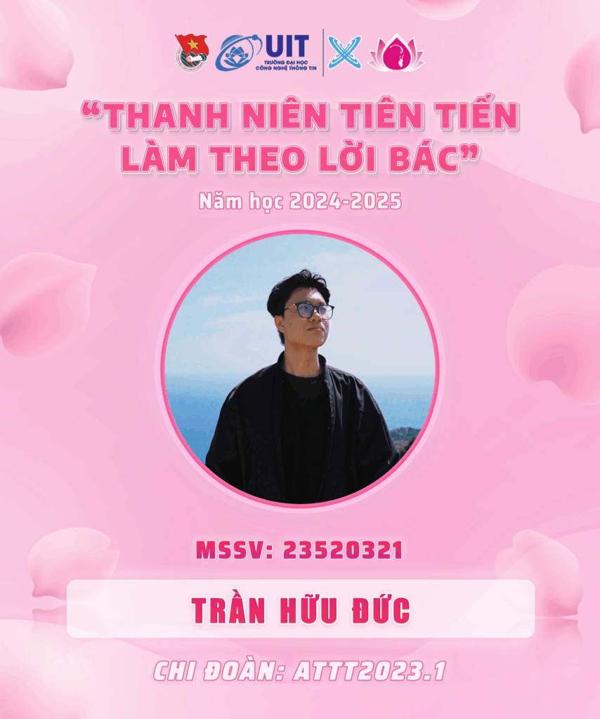 Đoàn khoa MMT&TT vinh danh những tấm gương đạt danh hiệu “Thanh niên tiên tiến làm theo lời Bác” cấp Khoa năm học 2024 - 2025 4 image 32
