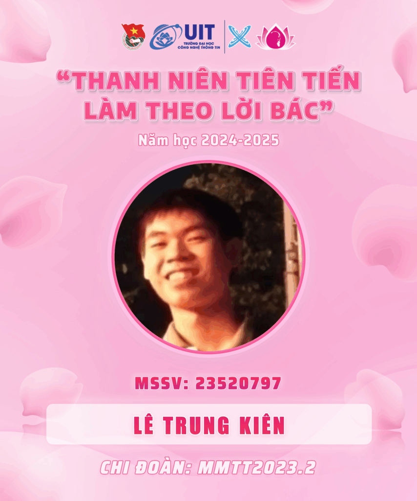 Đoàn khoa MMT&TT vinh danh những tấm gương đạt danh hiệu “Thanh niên tiên tiến làm theo lời Bác” cấp Khoa năm học 2024 - 2025 5 image 33