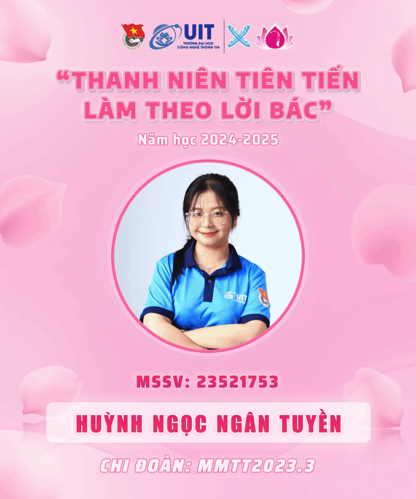 Đoàn khoa MMT&TT vinh danh những tấm gương đạt danh hiệu “Thanh niên tiên tiến làm theo lời Bác” cấp Khoa năm học 2024 - 2025 7 image 35