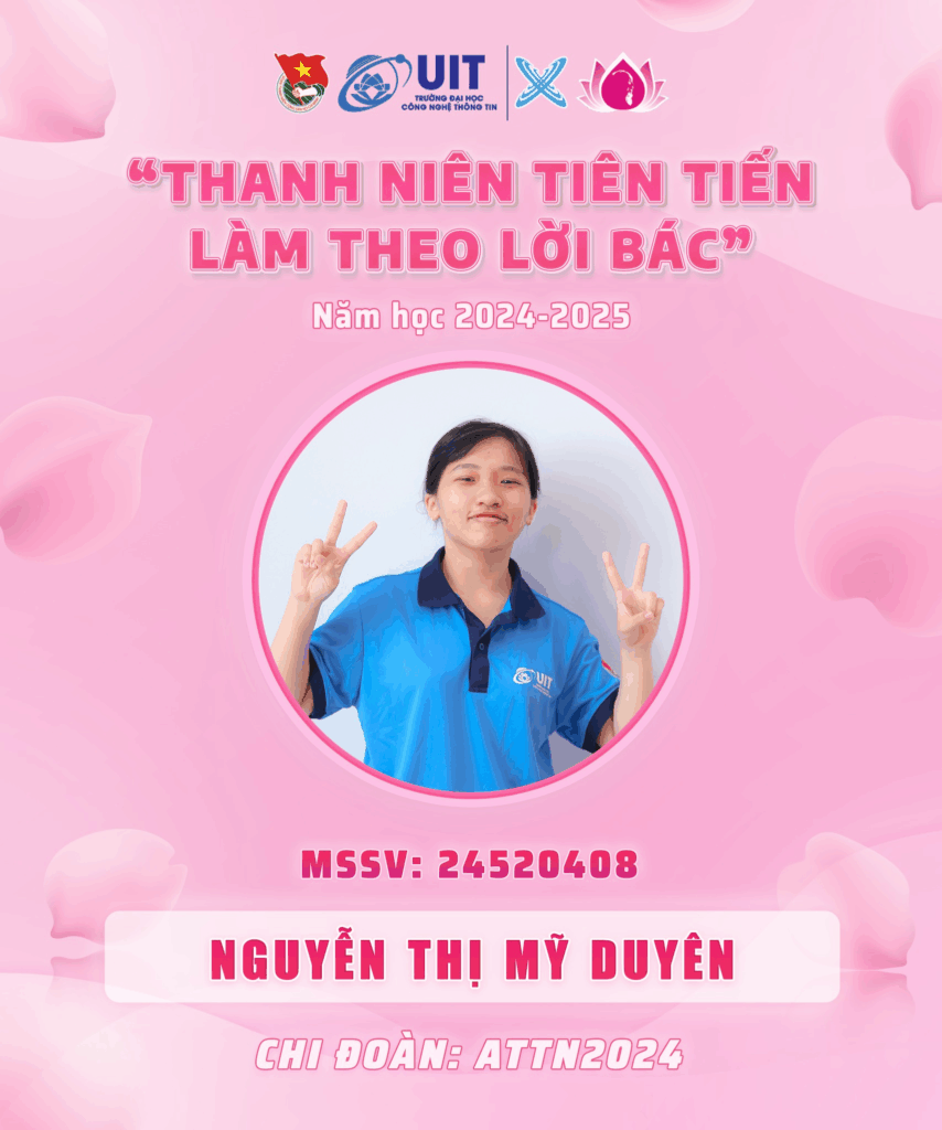 Đoàn khoa MMT&TT vinh danh những tấm gương đạt danh hiệu “Thanh niên tiên tiến làm theo lời Bác” cấp Khoa năm học 2024 - 2025 8 image 36