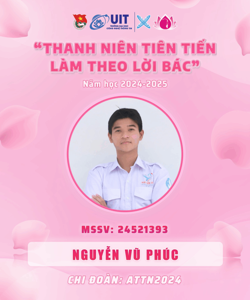 Đoàn khoa MMT&TT vinh danh những tấm gương đạt danh hiệu “Thanh niên tiên tiến làm theo lời Bác” cấp Khoa năm học 2024 - 2025 10 image 38