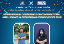 Chúc mừng Sinh viên nhóm nghiên cứu UiTiOt có bài báo được chấp nhận tại Hội nghị quốc tế ICCIES 2026