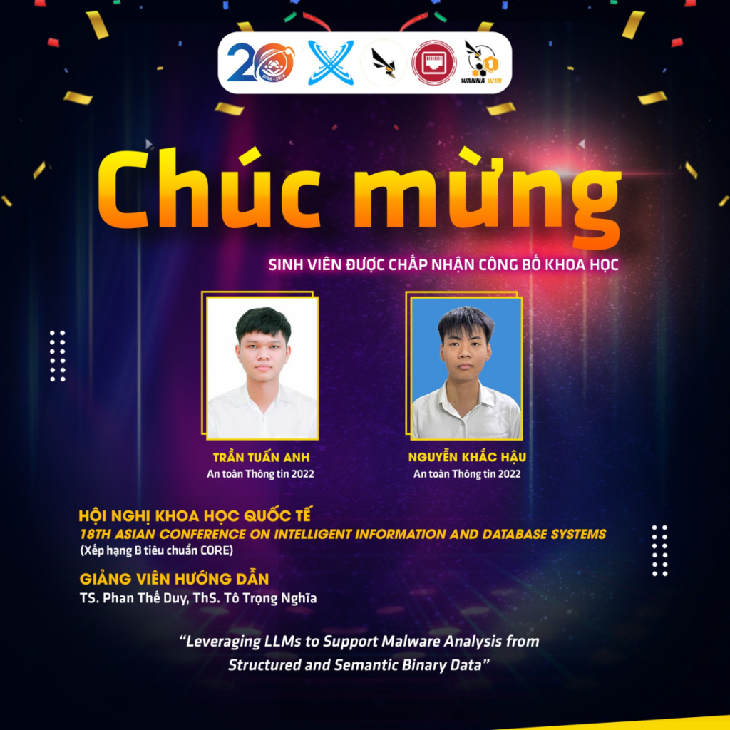 Chúc mừng Trần Tuấn Anh, Nguyễn Khắc Hậu có công trình nghiên cứu được chấp nhận đăng tại Hội nghị khoa học quốc tế ACIIDS 2026 1 image 87