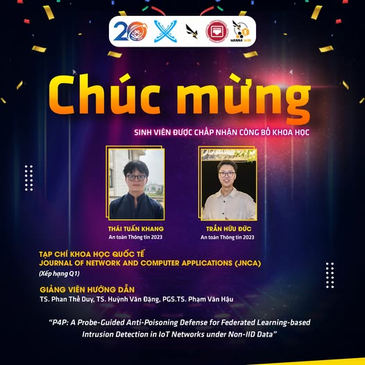 CHÚC MỪNG NHÓM SINH VIÊN NGÀNH AN TOÀN THÔNG TIN CÓ BÀI BÁO ĐƯỢC CHẤP NHẬN ĐĂNG TẠI TẠP CHÍ Q1 THUỘC TOP 06 CỦA LĨNH VỰC (ELSEVIER) 1 image 67