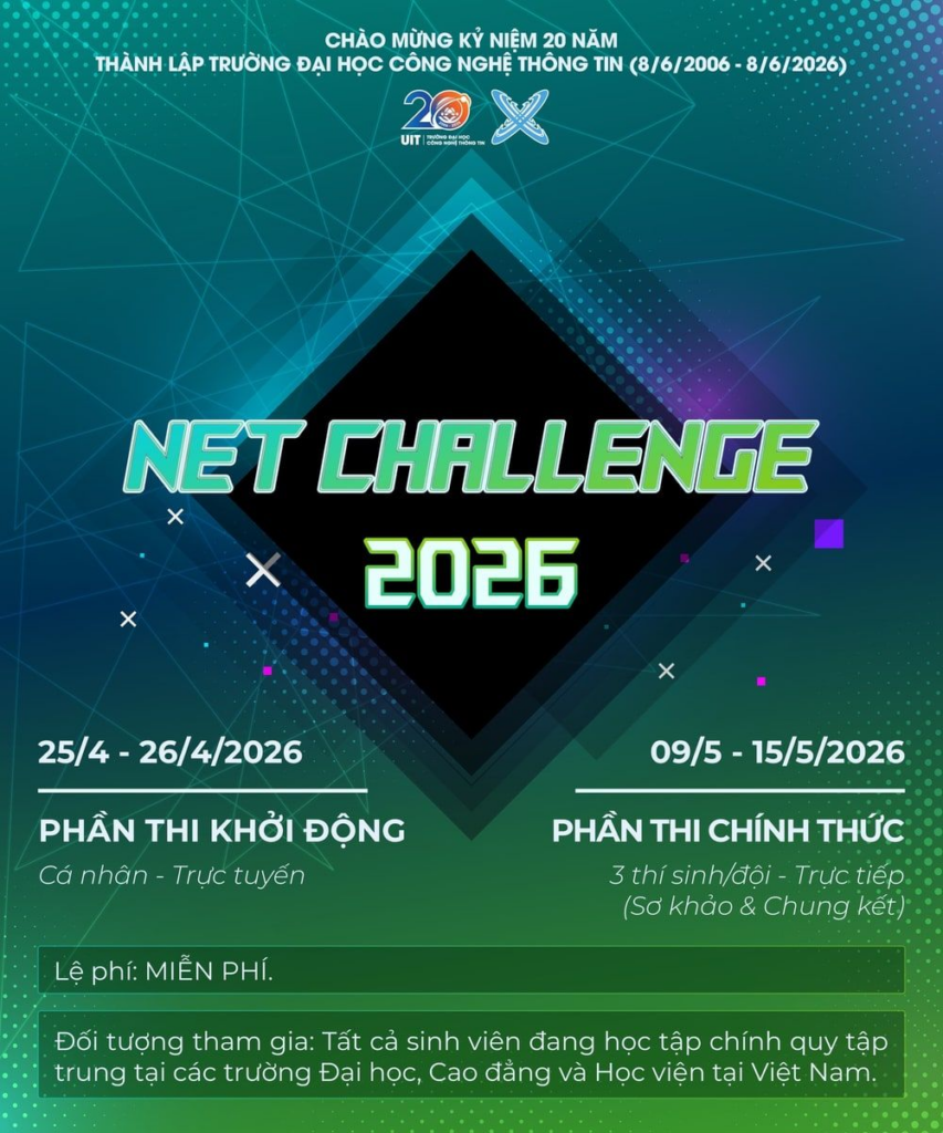 Cuộc thi học thuật NET Challenge 2026 chính thức quay trở lại 1 image 75