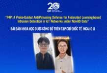 Sinh viên ngành An toàn thông tin (UIT) công bố bài báo quốc tế Q1 về bảo mật Federated Learning