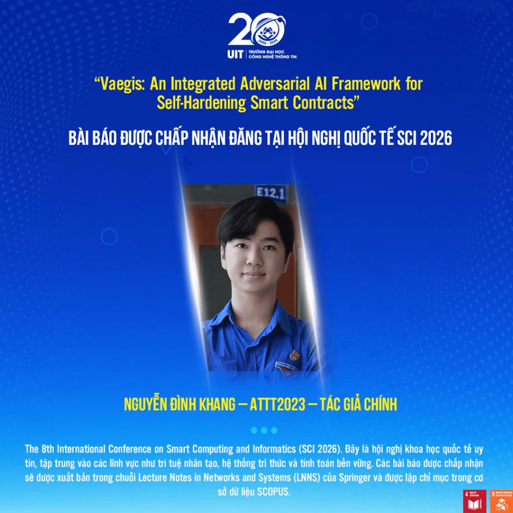 Sinh viên Trường Đại học Công nghệ Thông tin công bố nghiên cứu tại hội nghị quốc tế SCI 2026 1 image 7