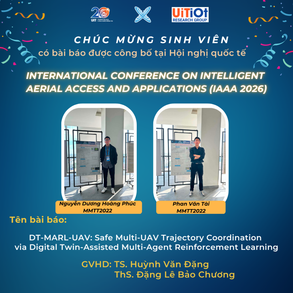 Chúc mừng Sinh viên nhóm nghiên cứu UiTiOt có bài báo được chấp nhận tại Hội nghị quốc tế IAAA 2026 1 IAAA2026 PhucTai 1