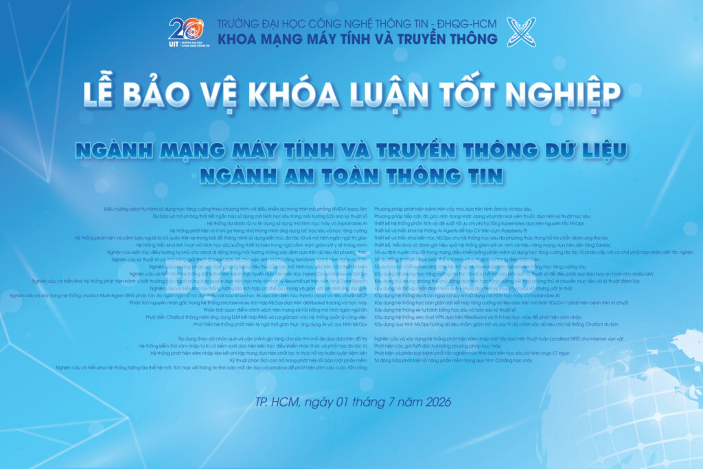 Bảo vệ Khoá luận tốt nghiệp - Đợt 2/2026 1 KLTN 2026.2