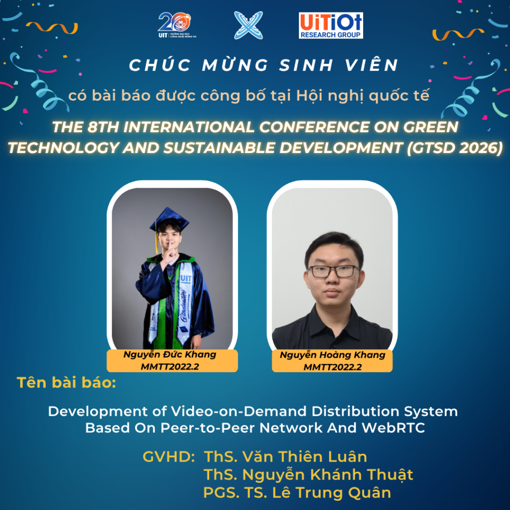 Sinh viên nhóm nghiên cứu UiTiOt trình bày 07 bài báo tại Hội nghị quốc tế GTSD 2026 4 3